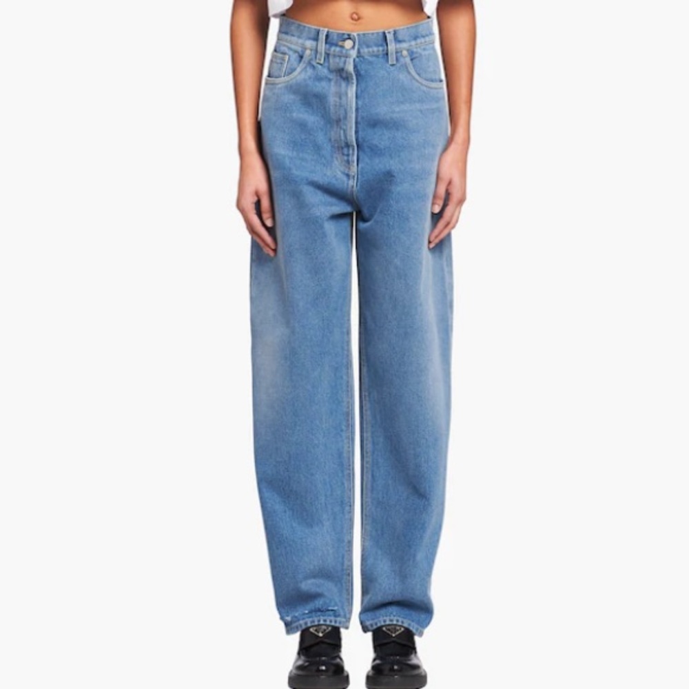 Prada Organic denim five-pocket jeans